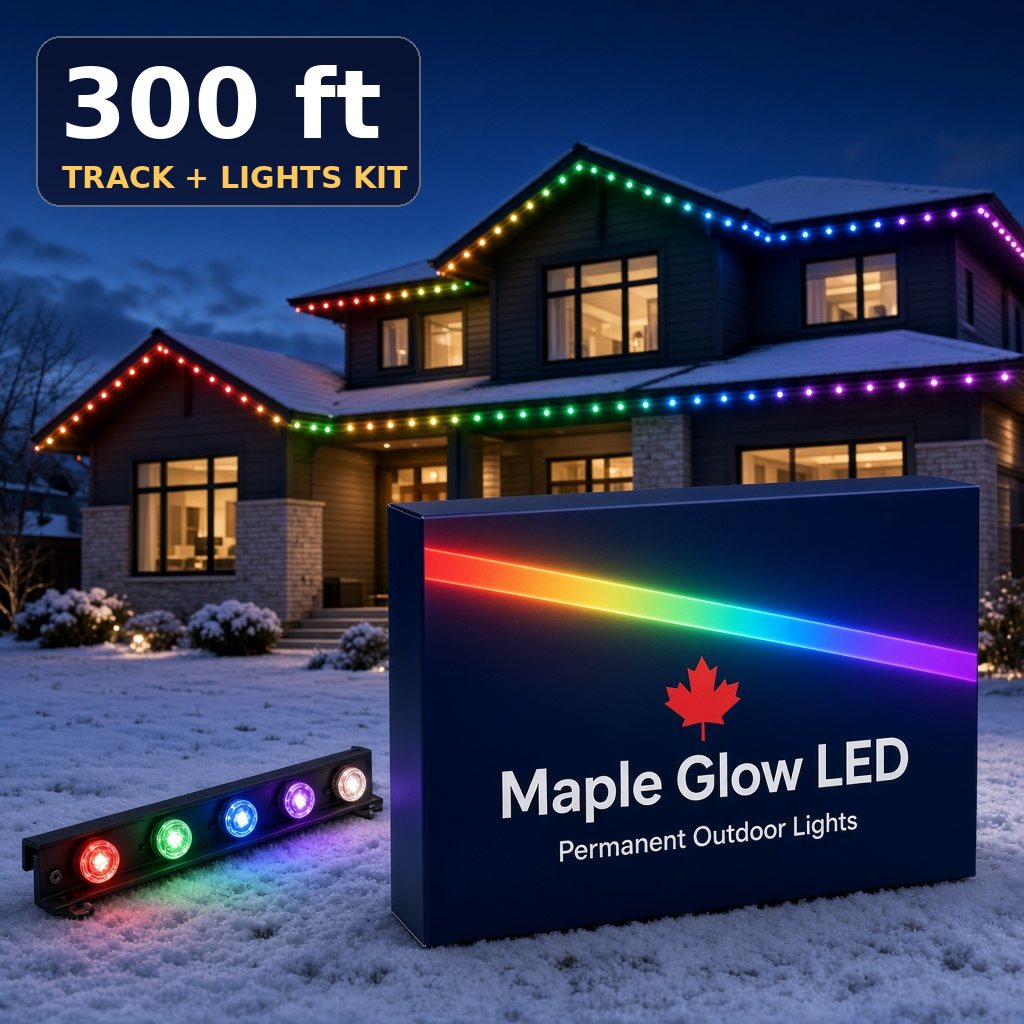 DIY Permanent Track + Lights Kit, 300 ft